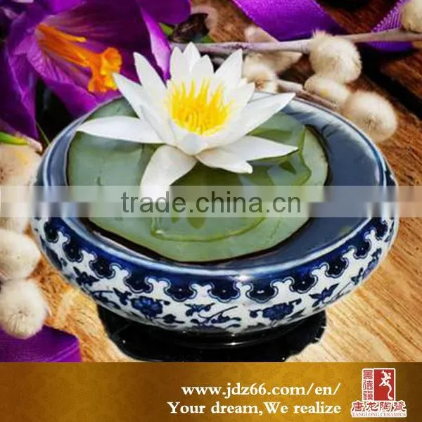 New year gift excellent quality handpainted ceramics chinese flowerpots for garden decoration