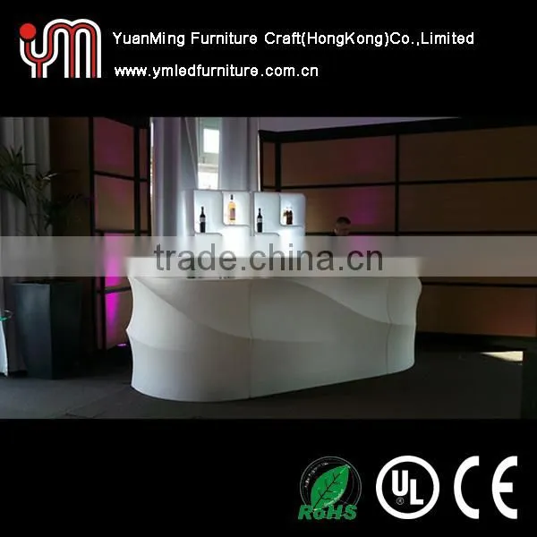 Color Change Led Counter Bar Table,Remote Control Illuminated Led Bar Counter
