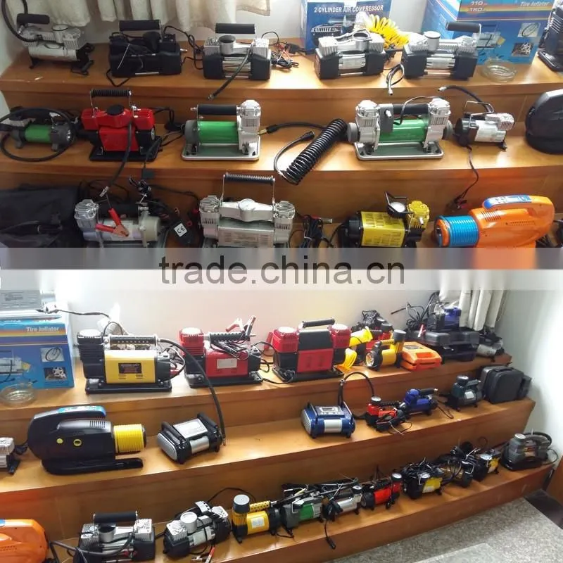 2 Cylinder Automatic Truck Tire Inflation Tyre Inflator Portabe DC 12v Mini Car Air Compressor