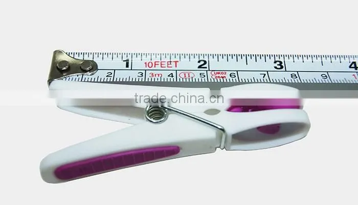hot sale stainless steel spring craft colored TPR soft grip plastic peg