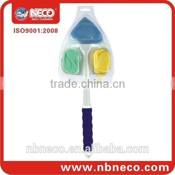triangle microfiber duster, fabric brush, cleaning duster