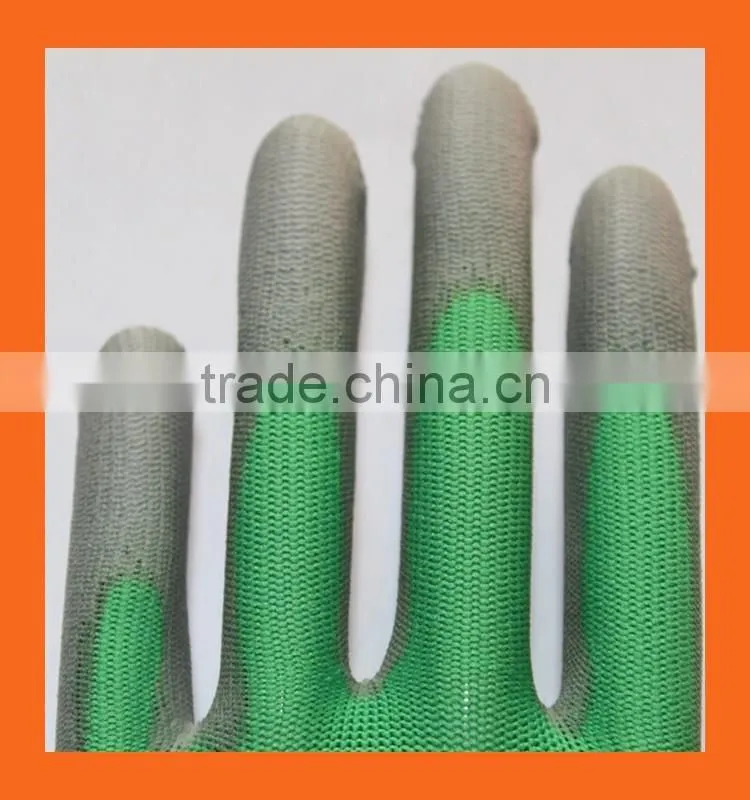 Hyflex PU Palm Coated Gloves Metal Detecting Finger Sensitivity Breathable Gloves