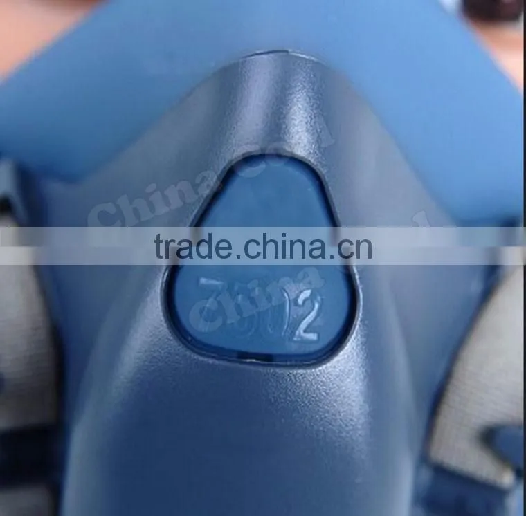 Silicone Rubber Half Facepiece Fire Escape Smoking Gas Mask