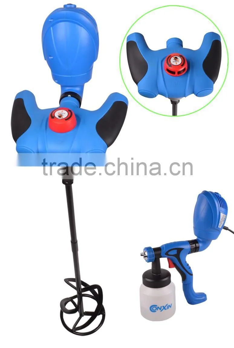 2015 NEW 350W Mini Power sprayer / paint sprayer / electric paint sprayer & Mixer Set CX04A