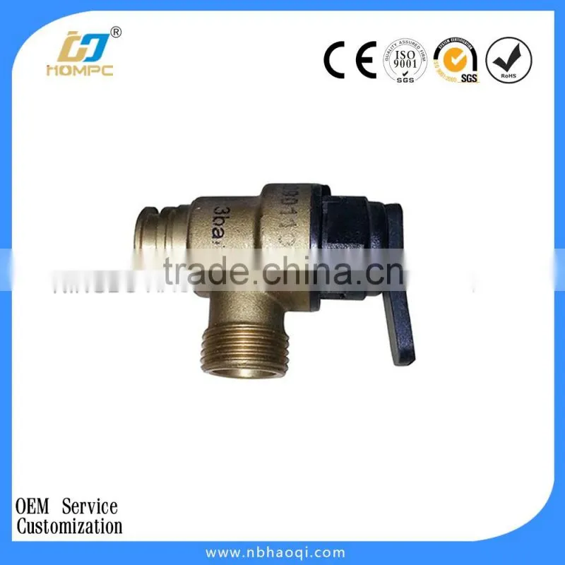 brass safety valve for water heater