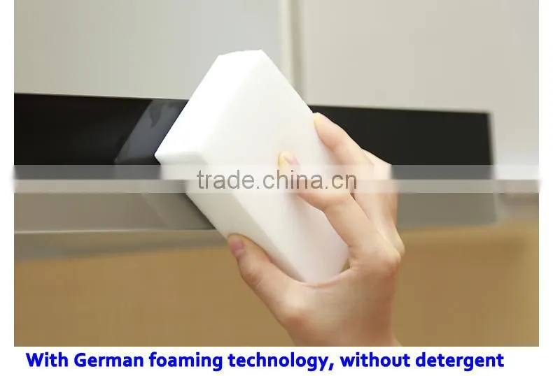 white cleaning eraser foam sponge of melamine foam