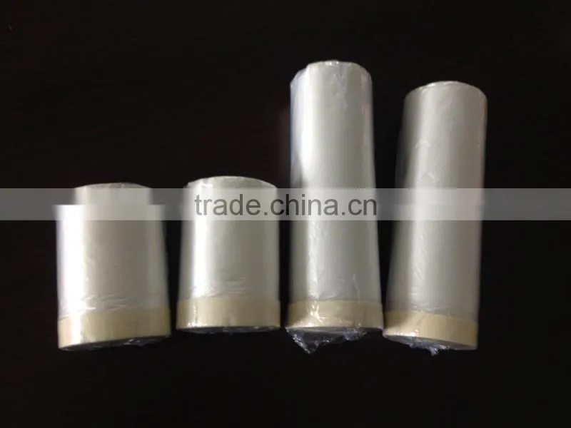 HDPE pretaped masking film for painting