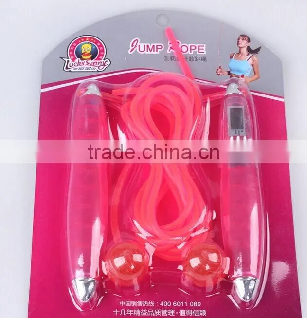 Factory Price LCD Counter Calorie Timer Crossfit Digital Jump Skipping Rope
