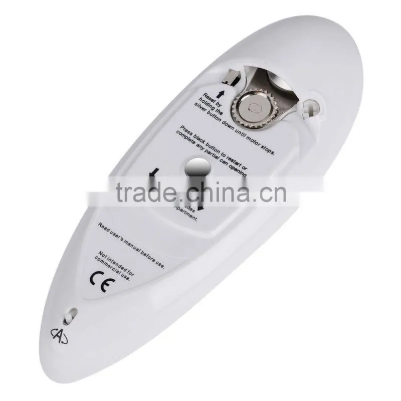 One Touch Automatic Can Jar Opener Tin Open Tool Cordless Battery Operated New