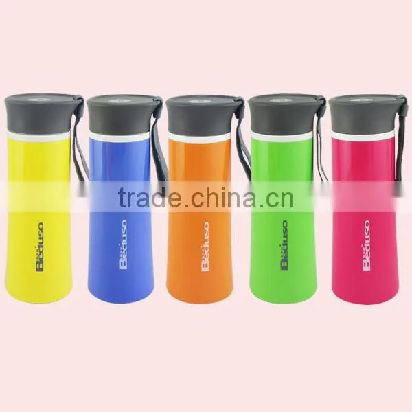 320ML Double Wall Plastic Sport Bottle With Wonderful Colors