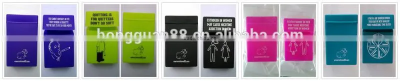 New arrival customized 20 pack silicone cigarette case with OEM service available