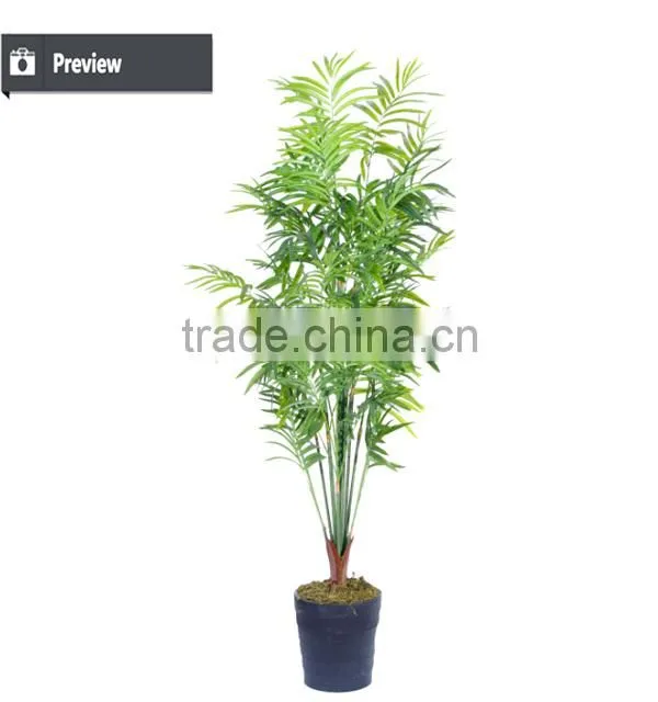 Artificial evergreen ornamental plants plastic tree for home decorative use