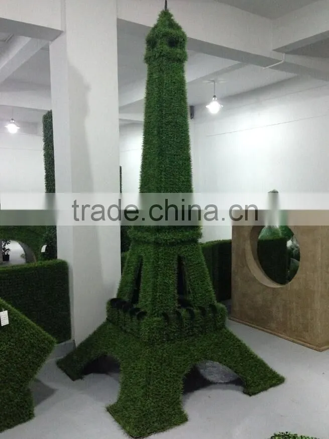 Can be customized decoration green sculpture artifical sculpture decorative landscape plastic artificial sculpture