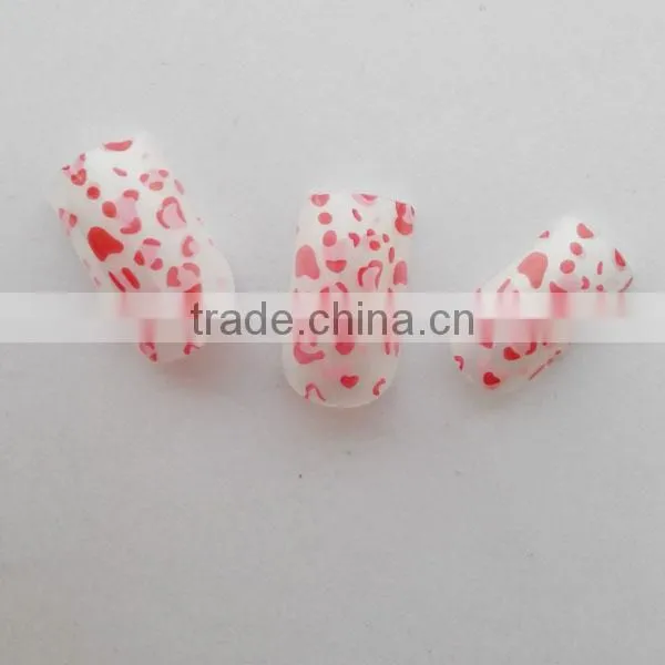 French nail tips hair extensions