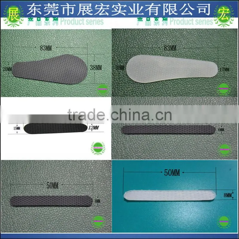 3M tape self adhesive 80*6MM silicone antislip strips