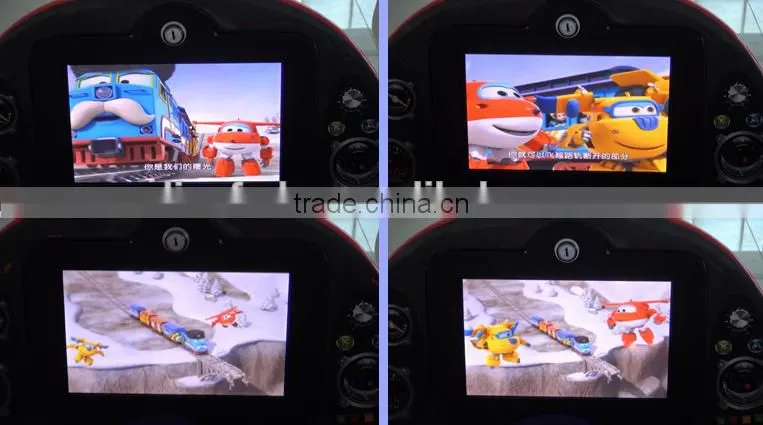 Hot sale of Coin operated fiberglass kiddie ride Super Flying Kids
