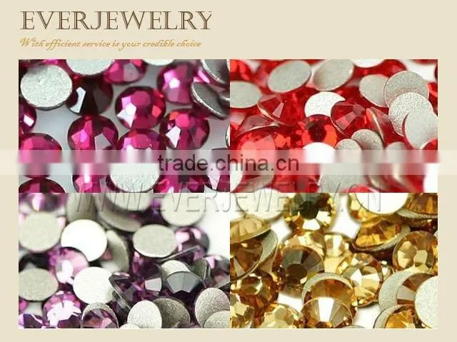 Flat back crystal rhinestone,Rhinestone flat back silver back