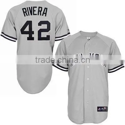 High Quality Unisex 100% Polyester Custom Baseball Jersey