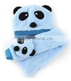 Animal hats with paws long scarf baby animal hat