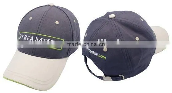 Promotion Letters Embroidery 100%Cotton Sports Cap&Casual HatSLC021