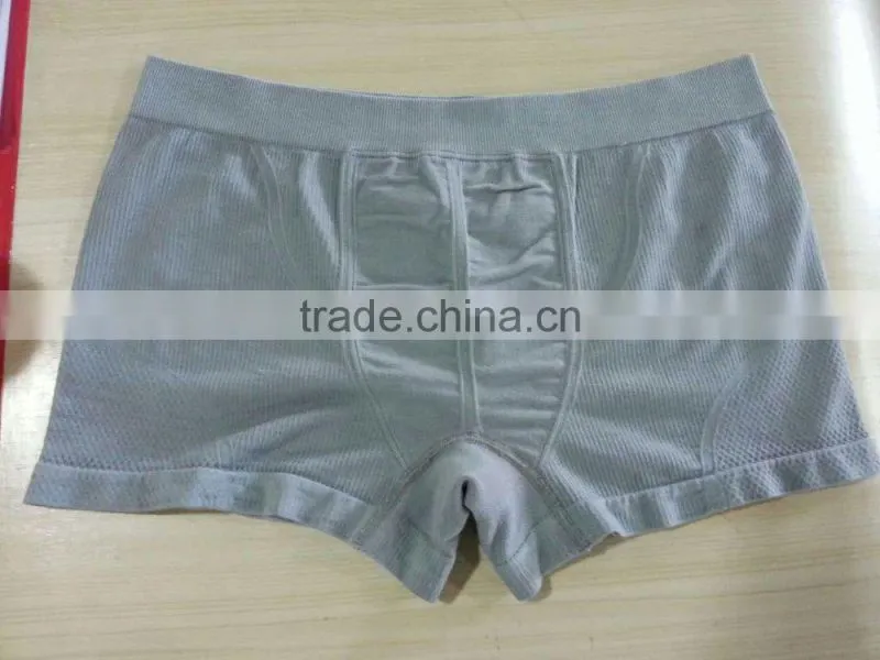 Bamboo Fiber Men Seamless Boxer Shorts