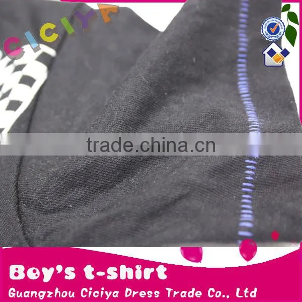 Summer short sleeve kids tshirt with printing