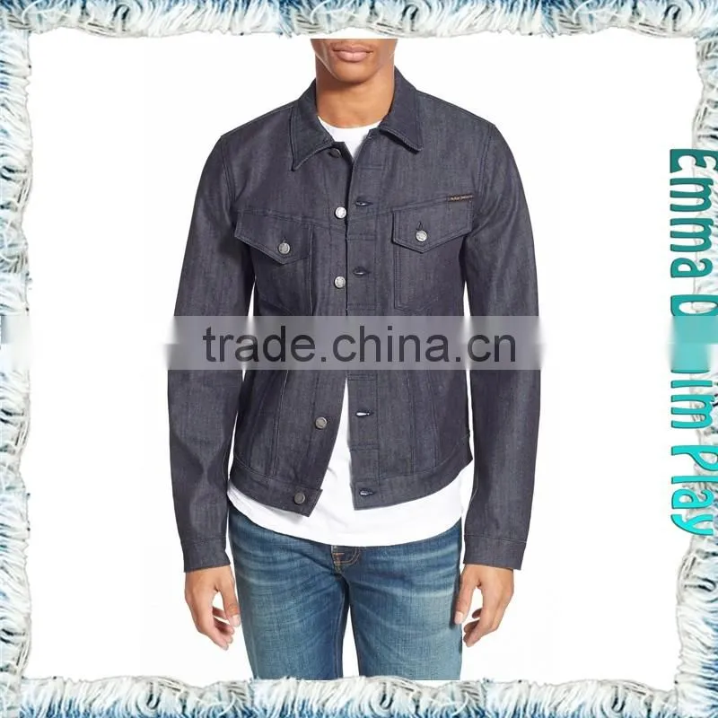 2015 New Fashion Design Mens Short Denim Jacket High Quality Cotton Outerwear