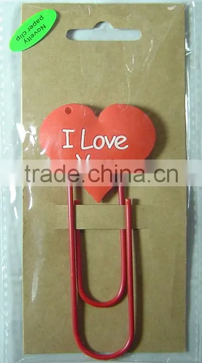Pink Hot Sale Colorful Fish shape paper clip manufacturer