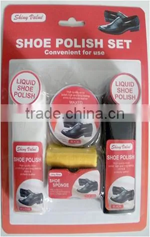 Hot selling waxed solid tin shoe polish suppliers