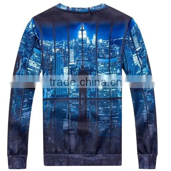 Long Sleeve T shirt with 3D Full Printing for Wholesale