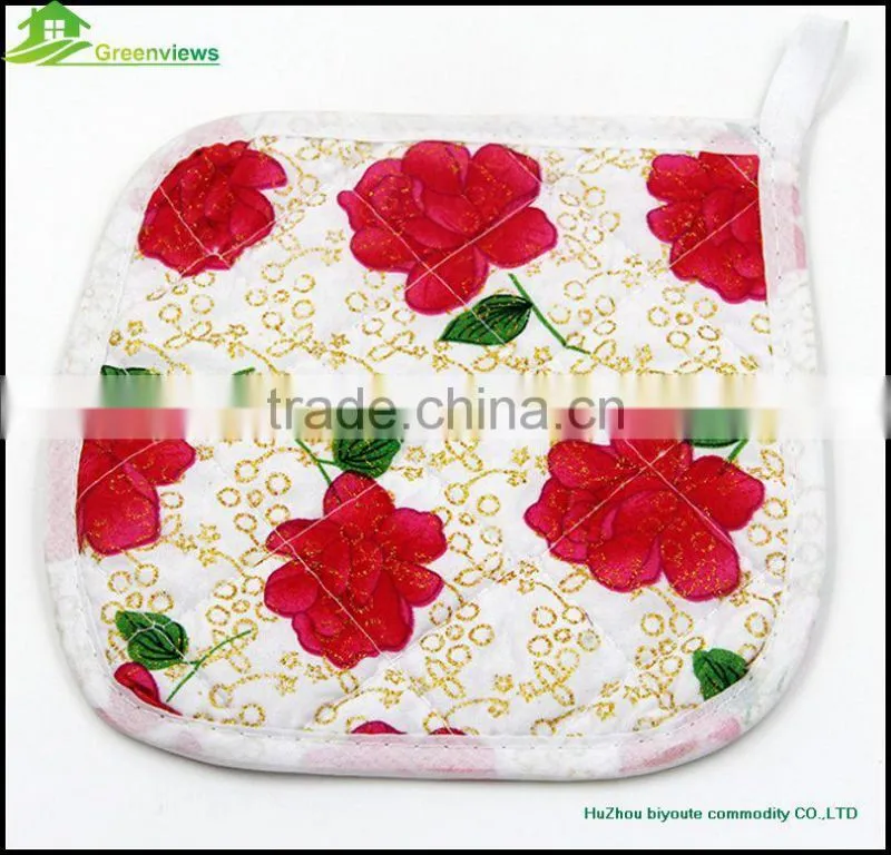 Kitchen Plain Pot Holder Custom silicone holder Heat Insulation rubber hot pot mat