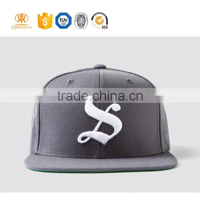 Custom wholesale 3D embroidery patch pattern customize hip hop snapback caps and hats