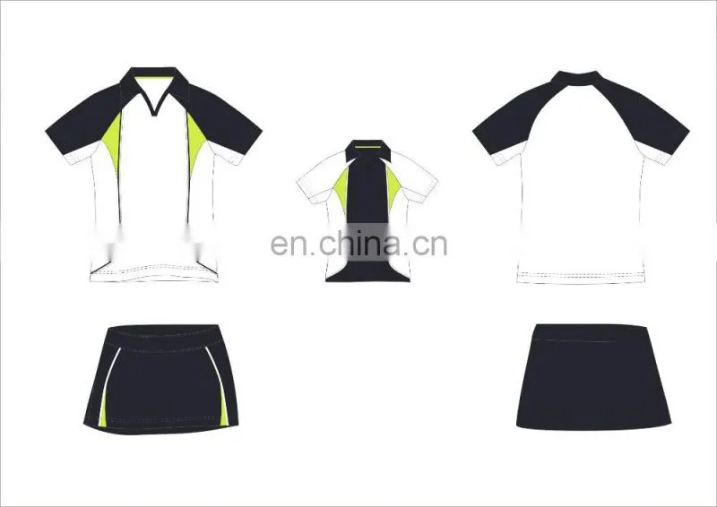 hot selling women cheap custom tennis jersey