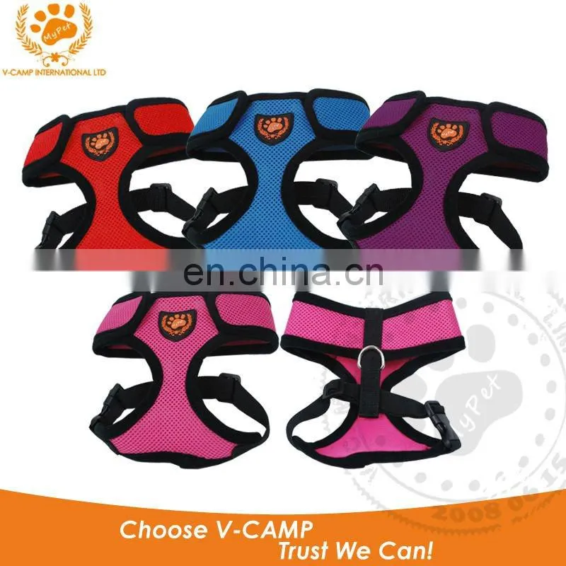 "My pet" mesh harness in red color