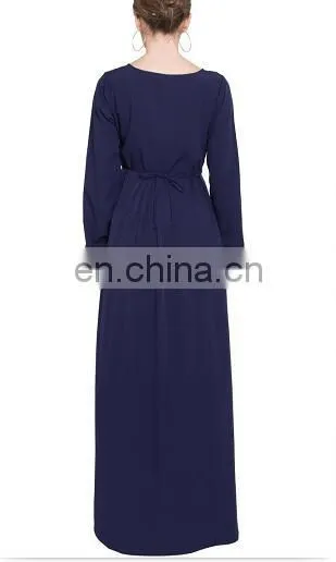 Wholesale kaftan abaya Ladies Long Sleeve Islamic Muslim long Dress