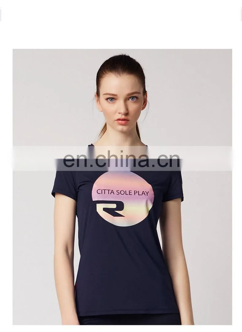 brand women clothing, slim fit t shirt women blouse short sleeves O neck casual tops t-shirt