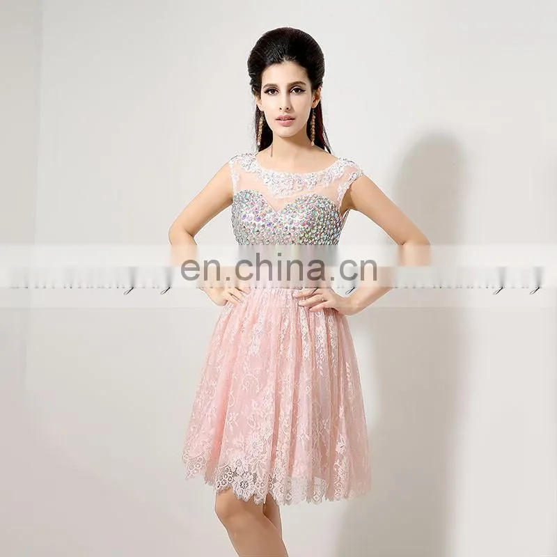 Wholesale Stunning Bateau Neck Cap Sleeve AJ037 Short Mini Cocktail Dress Party Dresses