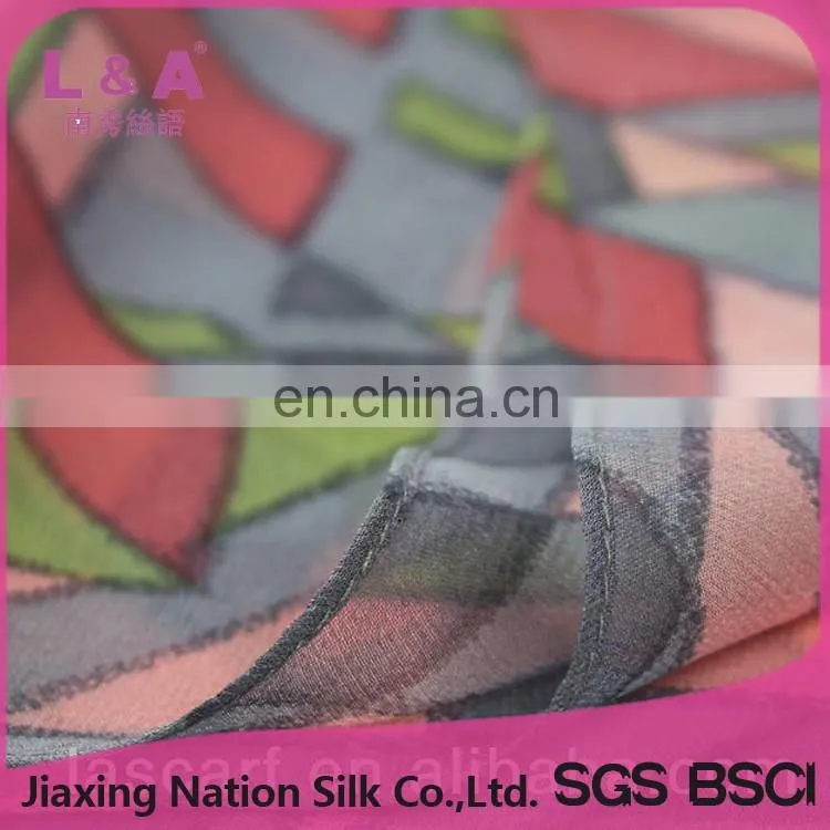 Digital printing silk kerchief