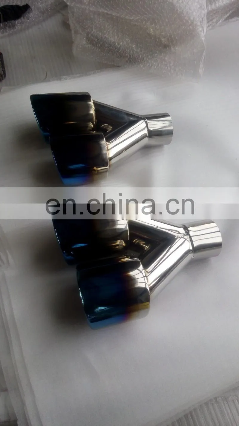 Colorful Stainless Steel Exhaust Rainbow Muffler tail pipe for Car.
