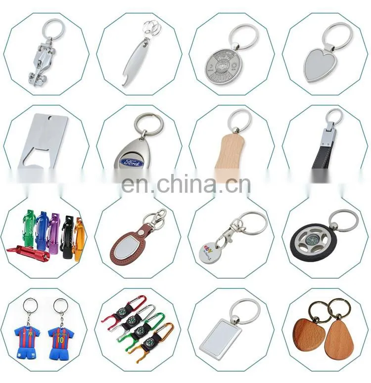 Promotional gift trolley coin holder keychain
