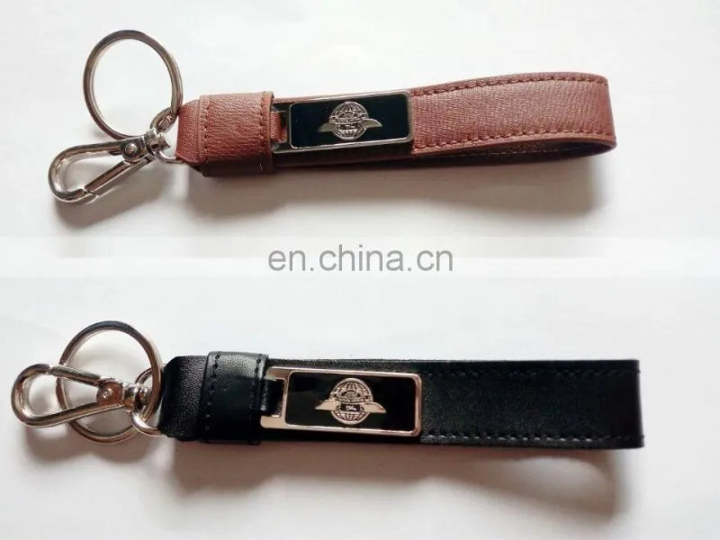 high quantity genuine leather key chain