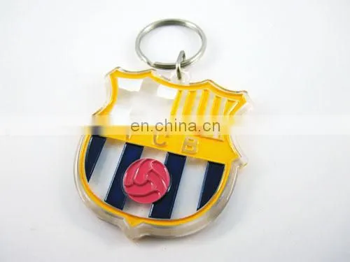 2014New product promotional gift acrylic keychain factory