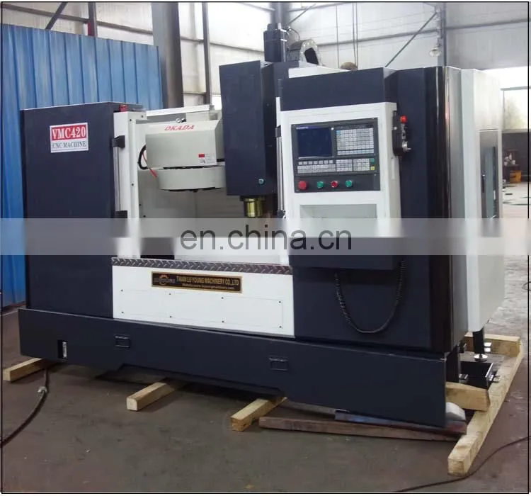 vmc420 small 3 axis vertical cnc machine center with GSK controller system