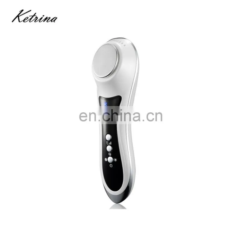 2018 Ketrina New Arrival Skincare Tools Ice & Warm Vibrator Wrinkle Removal Facial Massage Machine