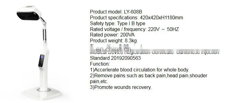 infrared tdp lamp therapy devices for pain relief wounds recovery Intelligent remote control Use convenient