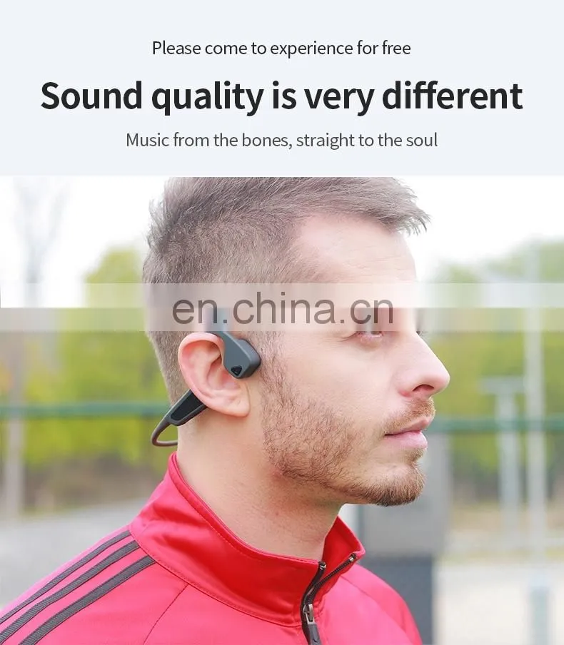 2020 Hot Sales Bone Conduction Headset Wireless Headphone Waterproof Sport Bone Conduction Earphone Factory