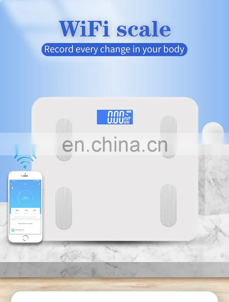 Home Used Body Composition Scale Digital Display Auto On Weighting Scale