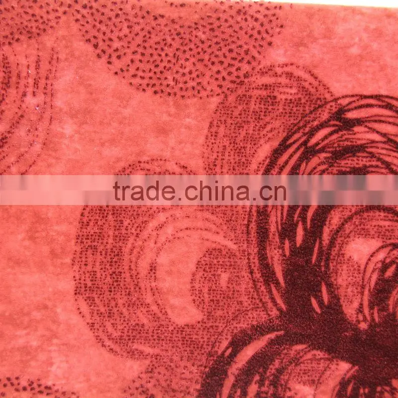 tricot flocking fabric for upholstery