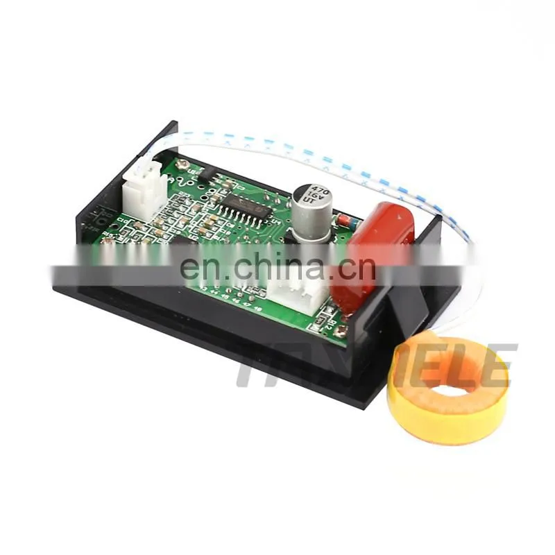 DL85 LED Digital Voltmeter Ammeter AC100-300V 100A Car Motorcycle Voltage Current Meter Volt Detector Tester Monitor Panel Red
