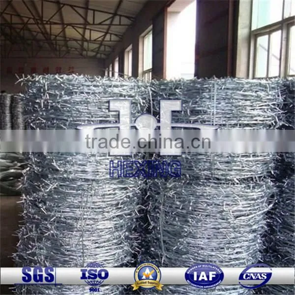 barbed wire e/weight barbed wire (factory & exporter)